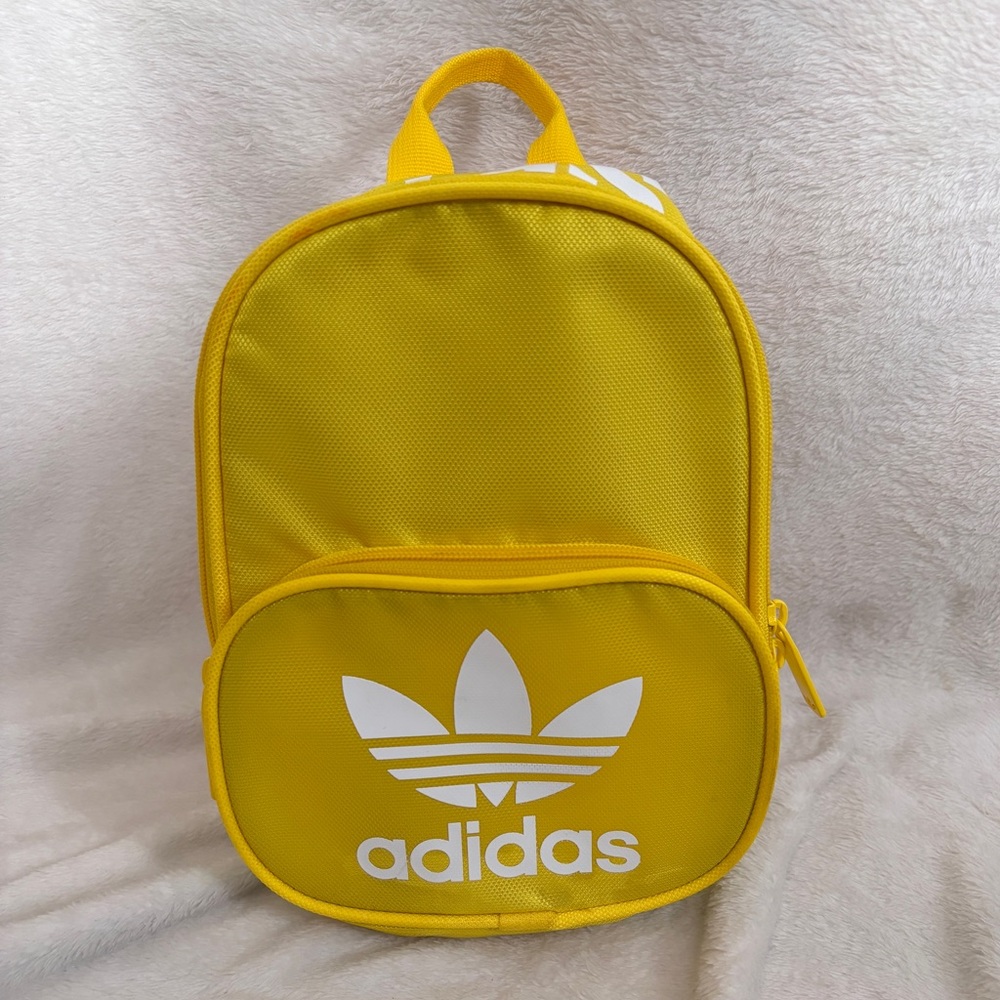 NWOT Adidas mini backpack in yellow One Size